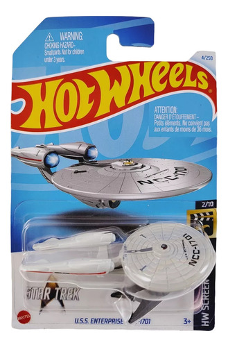 Hot Wheels Uss Enterprise Ncc 1701 Nave Star Trek 4/250