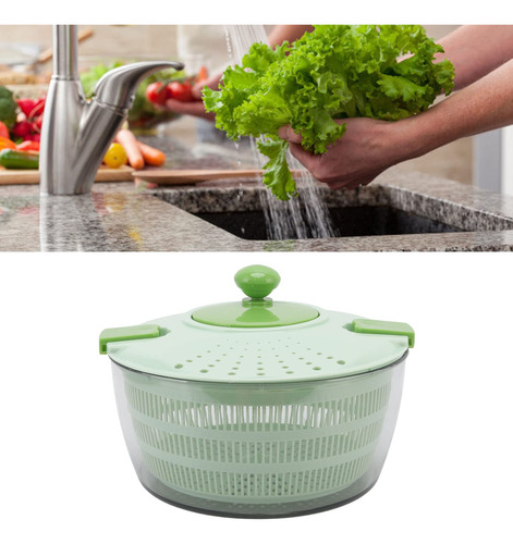 Secador De Verduras, Centrifugador De Ensaladas De 4 L,