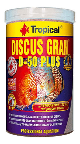 Alimento Tropical Discus Gran D-50 Plus 110g  Granulado