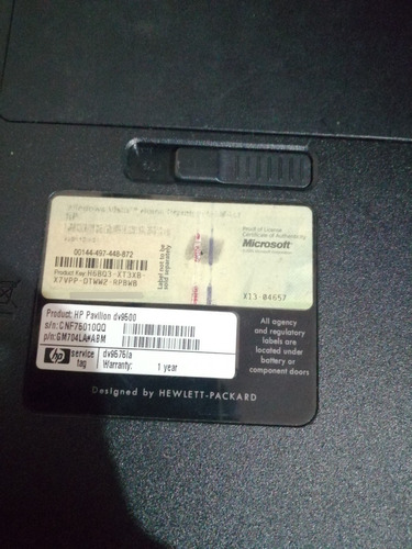 8aparts Laptop Hp Dv9500