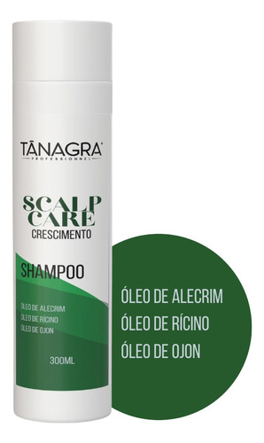Shampoo Crescimento Alecrim, Rícino E Ojon Tânagra 300ml