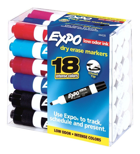 Marcador Para Pizarron Expo C/18 Surtidas