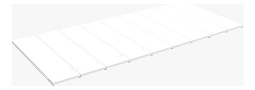 Mini Porta Pallet Branco 4 Níveis 1,80x2m Plano Em Aço