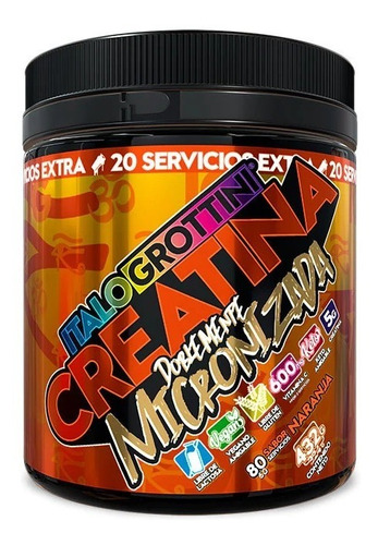 Creatina Doblemente Micronizada - 432 Grs (80 Servicios)