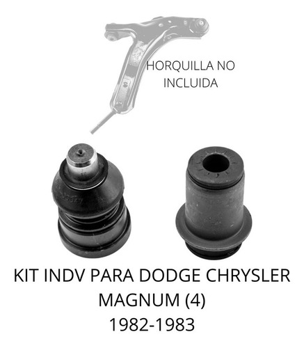 Kit Bujes Y Rotula Para Dodge Chrysler Magnum 1982-1983