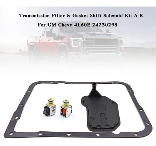 Transmission Shift Solenoid Kit 4L60E Shift Solenoid Valve A&B With