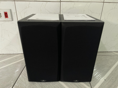 Caixas Bookshelf Monitor Áudio Mr2 Ñ B&w Klipsch Jbl Yamaha Preto (Usado)