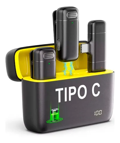 Micrófono Inalámbrico Profesional Solapa Celular Tipo C