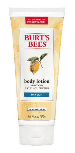 Loción Corporal Burts Bees Cacao Y Cupuazú 170gr