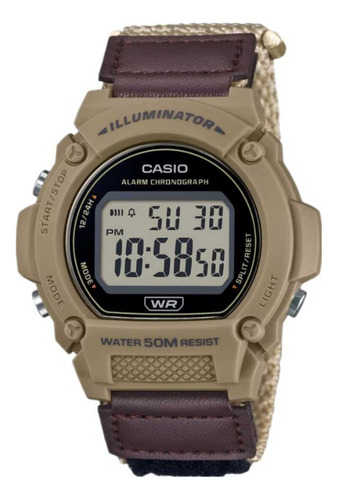 Relógio Casio Masculino Digital W-219hb-5avdf