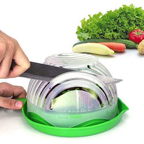 Tazón Para Cortar Ensaladas Mejorado Easy Salad Maker ...