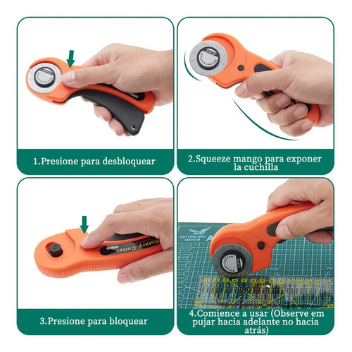 Cortadora De Tela, Conjunto De Corte Rotativo, Cuchilla
