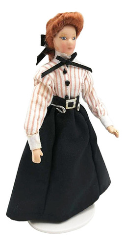 Nuevo Casas Casa De Figuras De Niña En Vestido Largo