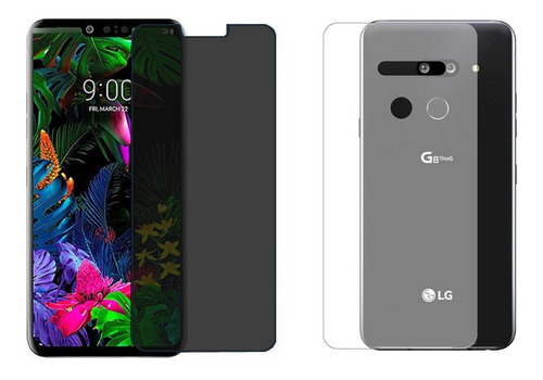 Protector Antiespia + Trasero Hidrogel P/ LG G8 Thinq