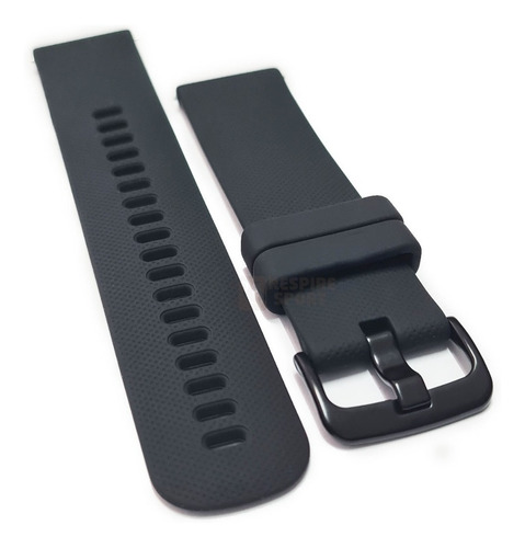 Pulseira Silicone Compativel Com Garmin Vivoactive 4 45mm Cor Preto Largura Da Pulseira 22 Mm