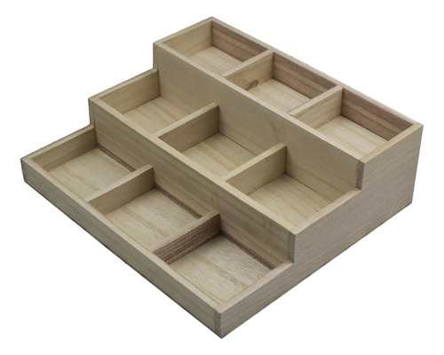 Organizador De Maquillaje De Madera, Organizador De Baño De