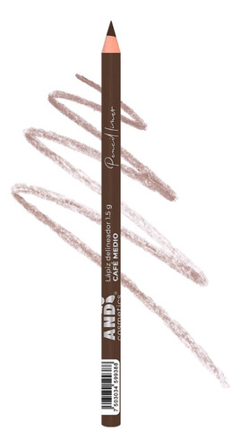 Lápiz Delineador Para Cejas Maquillaje Ojos And Profesional Color Café Medio