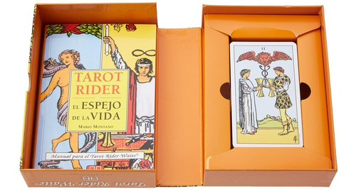 Imagen 4 de 9 de Tarot Rider El Espejo De La Vida - Libro + Cartas - Arkano