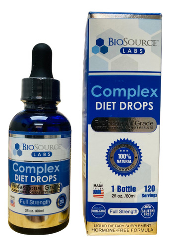 Diet Drops Complex Bio Source Labs Gotas Nutricioncelular