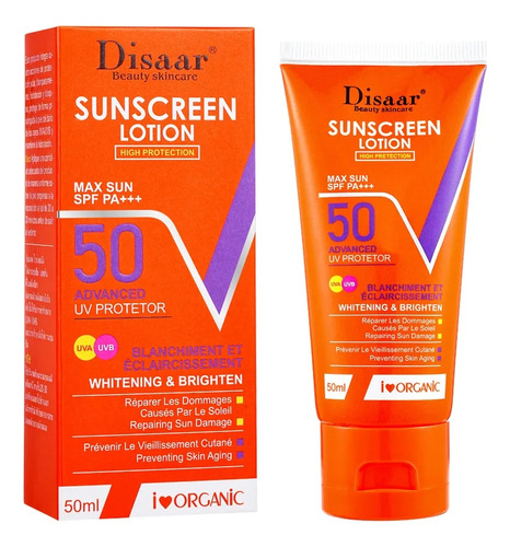 Disaar Protector Solar Para Actividades Al Aire Libre 50spf