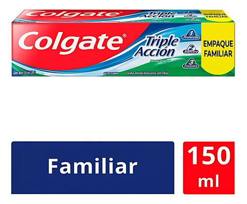 Pasta Dental Colgate Triple Acción Familiar 150ml