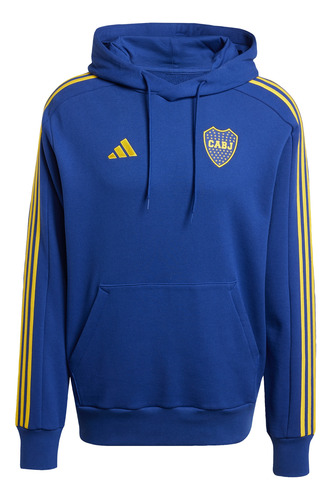 Buzo Con Capucha Boca Juniors Dna Jf0414 Adidas