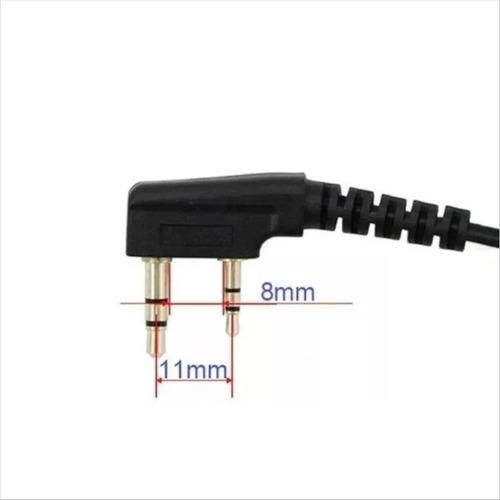 Imagen 4 de 4 de Manos Libres Tipo D Kenwood, Baofeng Y Compatibles