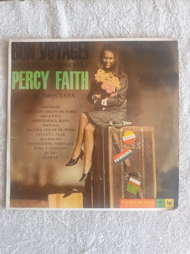 Vinilo Bon Voyage ! Souvenir Continental. Percy Faith.