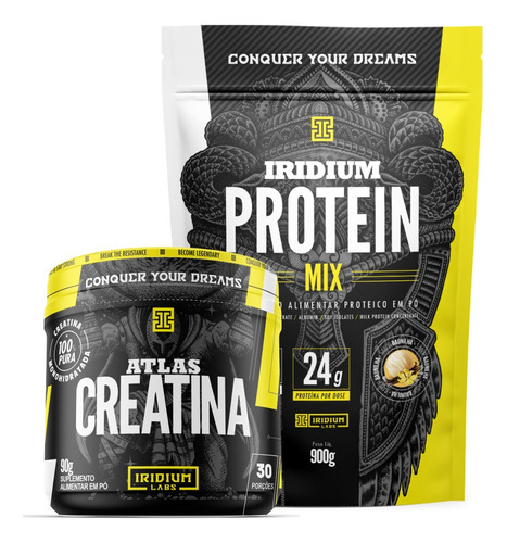 Whey Protein Mix + Creatina - Iridium Labs Sabor Baunilha