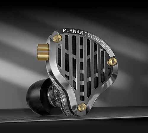 Auriculares intraurales Kz Pr3: controlador magnético plano, sin micrófono, color: negro