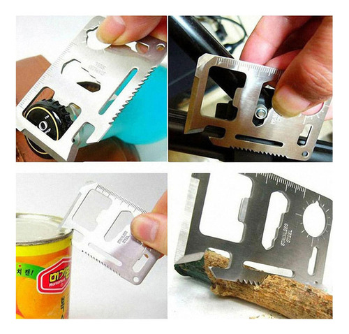 Cuchillo Multiherramienta Para Tarjetas De Crédito + Navaja