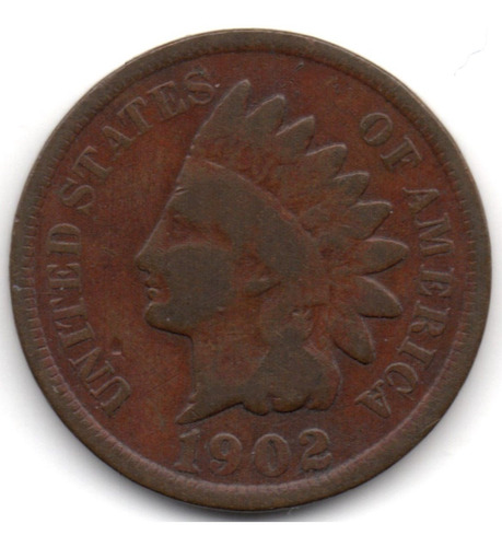 Indian Cent Estados Unidos 1 Centavo 1902
