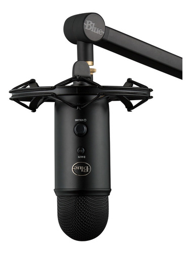 Micrófono Blue Yeti Series Yeticaster cardioide, bidireccional, omnidireccional negro