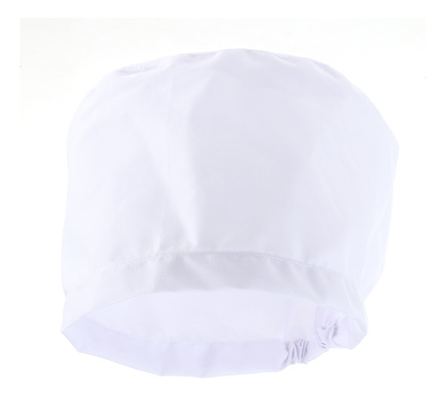 Gorro Blanco Unisex Redondo De Algodón