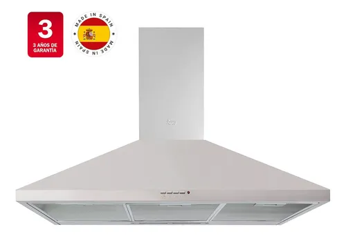 Campana Decorativa Mural Teka Dbb 90 Inox Gris