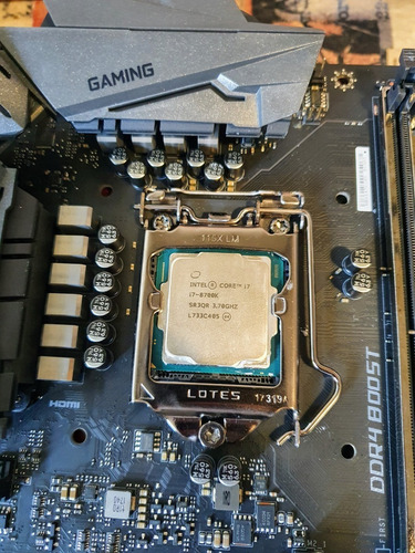 Imagem 5 de 10 de Processador Intel Core I7-8700k + Msi Z370 Gaming M5