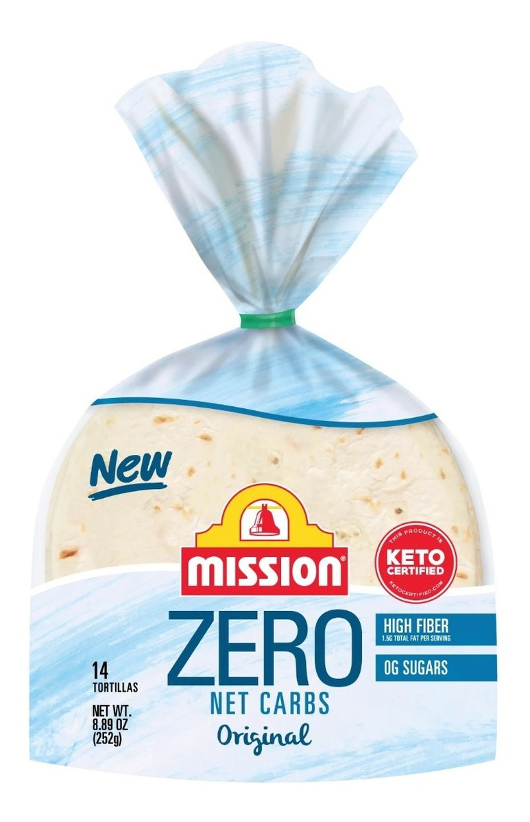 Tortilla Mission Zero Carb, Sabor Original 252g (keto)