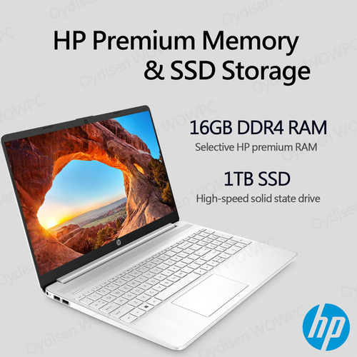 Laptop Hp 15 15.6'' Intel I5-1135g7 16gb 1tb -plata