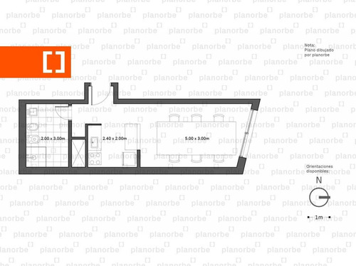 Venta De Apartamento Obra Construcción Monoambiente En Centro, Torre Centra Unidad 1407
