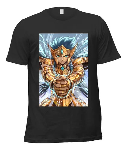 Remera Saint Seiya Camus Acuario N01 A1 Unisex