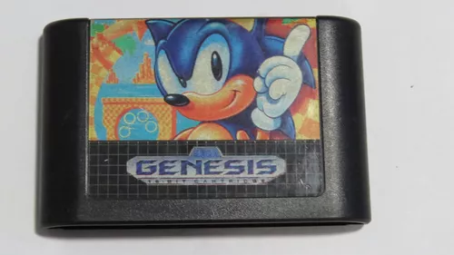 Fita Cartucho - Jogo Sonic 1 Mega Drive Genesis