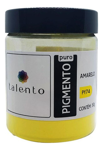 Pigmento Artistico Puro Talento Py74 Amarelo 50g