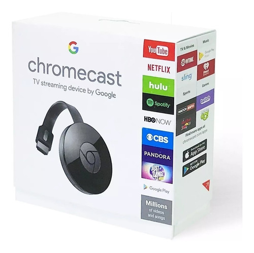 Novo Google Chromecast 2 Hdmi 1080p Chrome Cast 2 Original