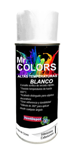Pintura Que Tolere El Calor, Mxtip-003, Blanco, Alta Temper