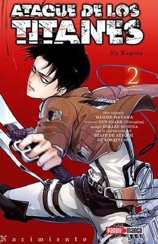 No Regrets Ataque A Los Titanes Tomo 2 Manga Panini Mexico