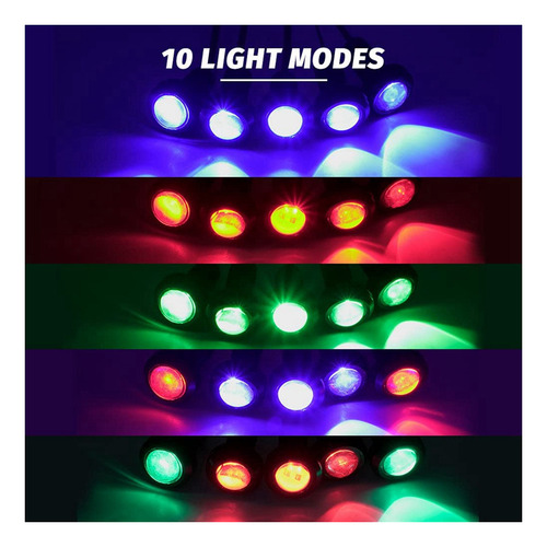 Kit De Luz Rc Con Faros De 10 Modos Traxxas Slash 1/10