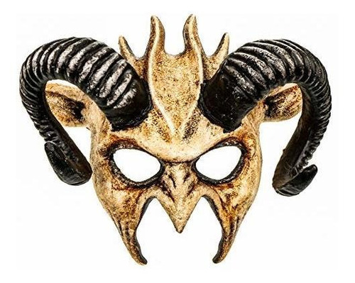 Ilovemasks Scary Halloween Masquerade Costume Ram Horn Anima