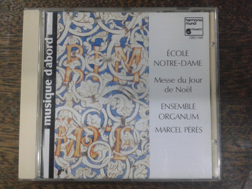 Imagen 1 de 4 de Ecole Notre Dame / Ensemble Organum * Cd Original *