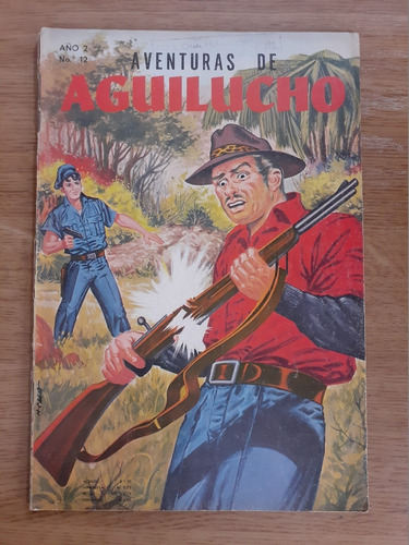 Cómic Aventuras De Aguilucho Número 12 Colombia 1969 