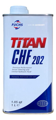 Kit C/5 Fuchs Fluido Hidraulico Chf 202 1l